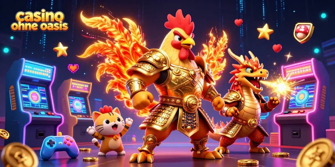 Engage in casino ohne oasis adventures with colorful arcade machines and thrilling game elements.