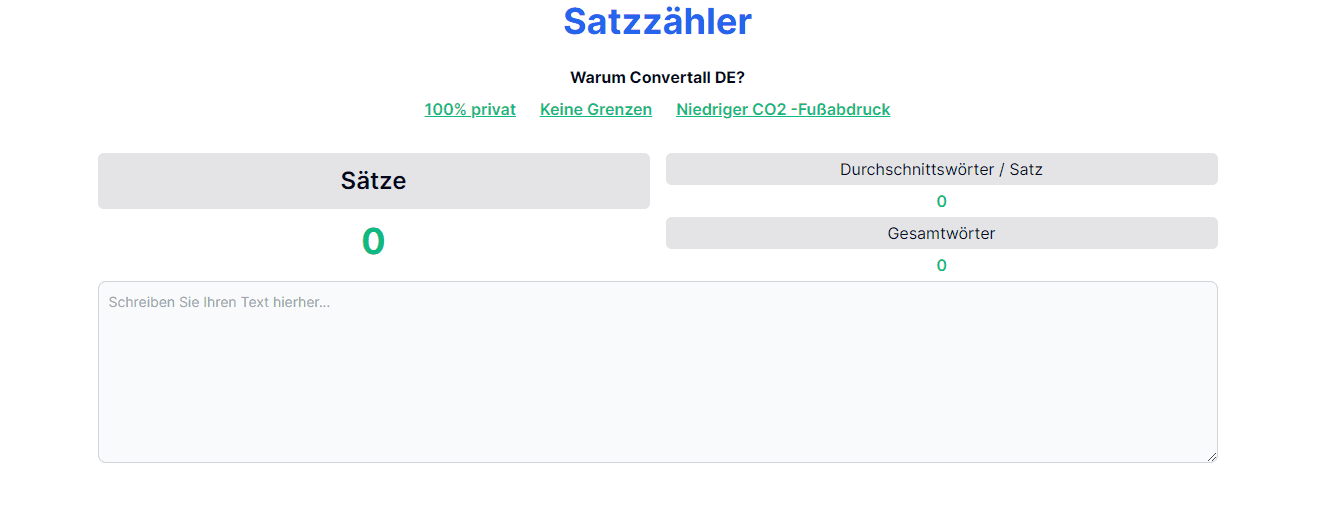 Die Geheimnisse des Satzzählers: Ein Blick hinter die Kulissen