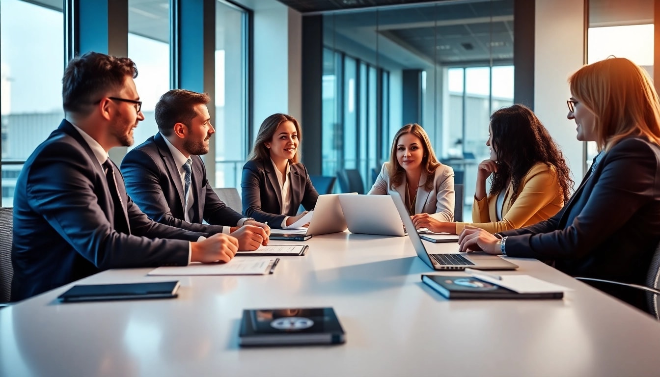 Headhunter Ingenieure in einem strategischen Meeting zur Rekrutierung von Ingenieuren