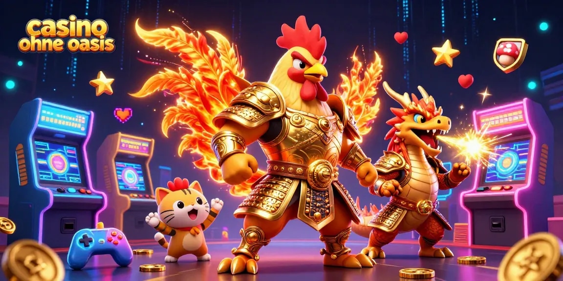 Engage in casino ohne oasis adventures with colorful arcade machines and thrilling game elements.