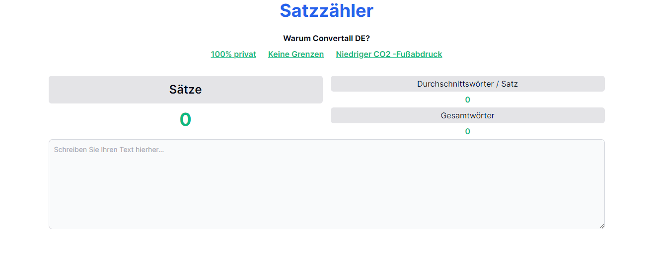 Die Geheimnisse des Satzzählers: Ein Blick hinter die Kulissen