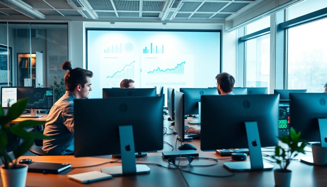 Analyse des Web-Rangs: Team arbeitet an Ranking-Datenanalyse.