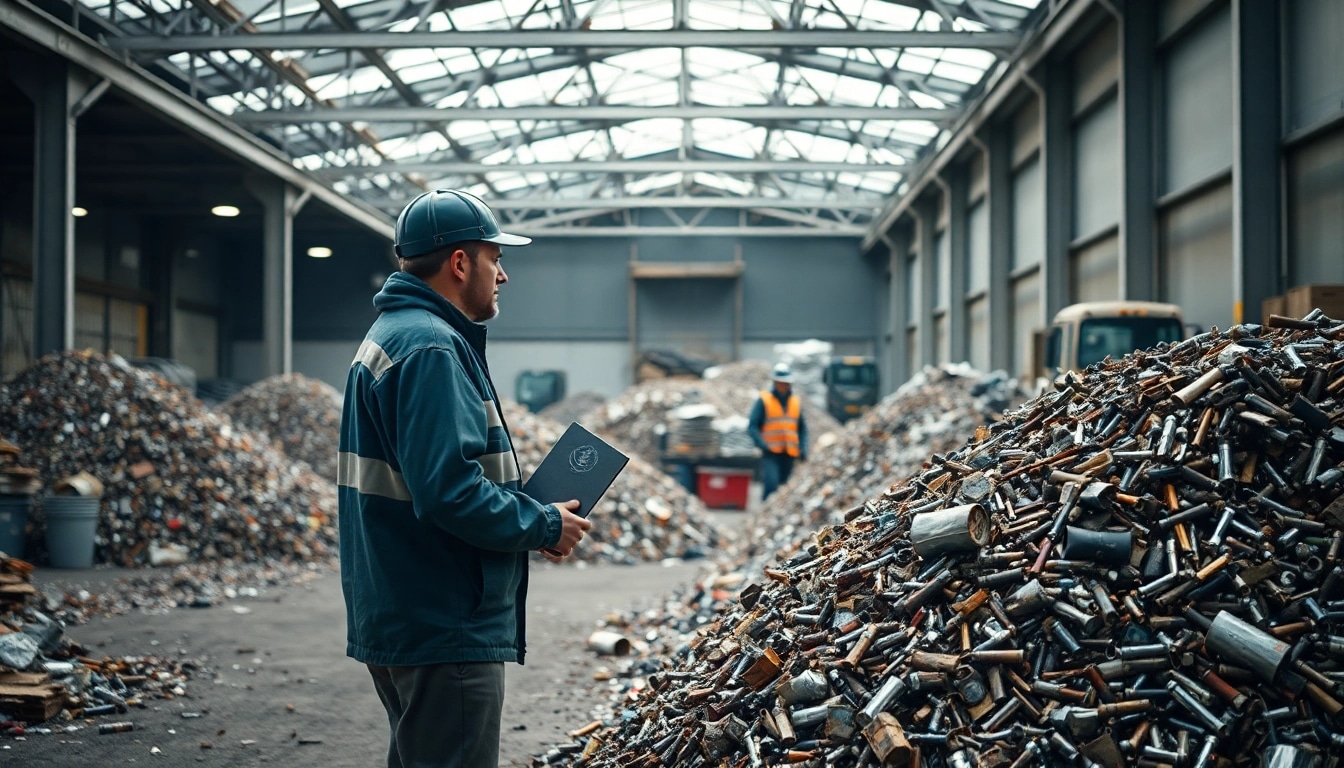 Schrotthändler Oberhausen sortiert wertvolle Materialien wie Kupfer und Aluminium kompetent.