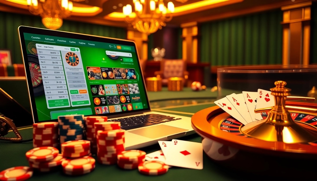 Engaging scene showcasing đăng ký 789club with lively casino elements and online gaming interface.
