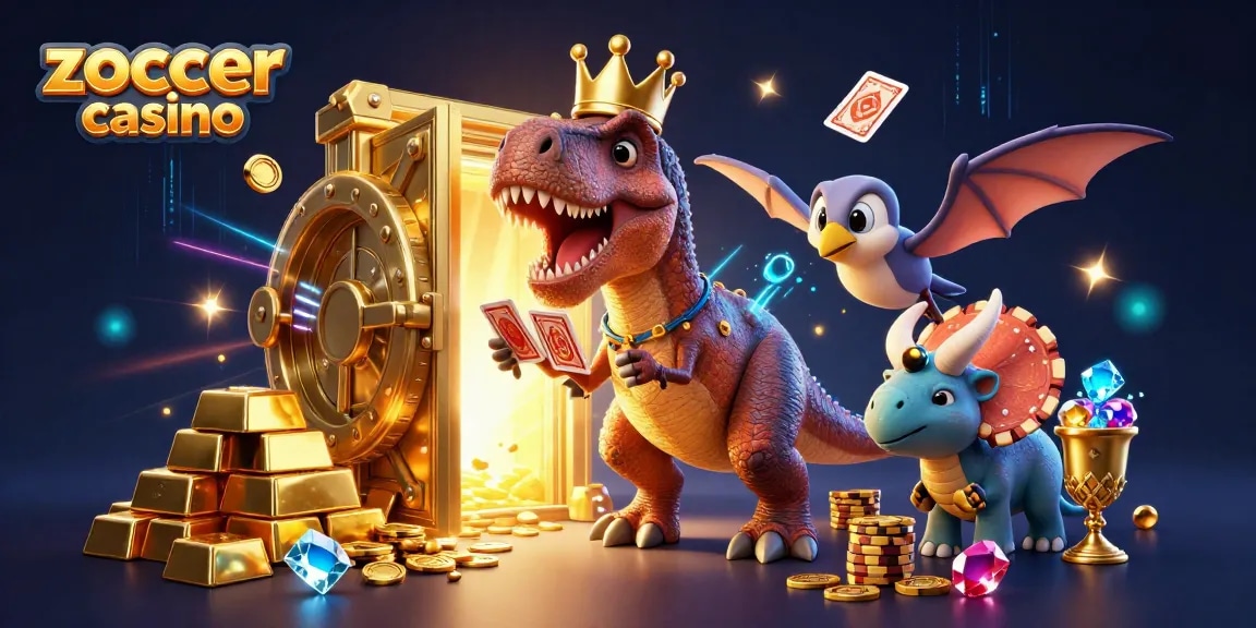 Join the fun at Zoccer Casino with vibrant 3D characters and exciting gaming elements!