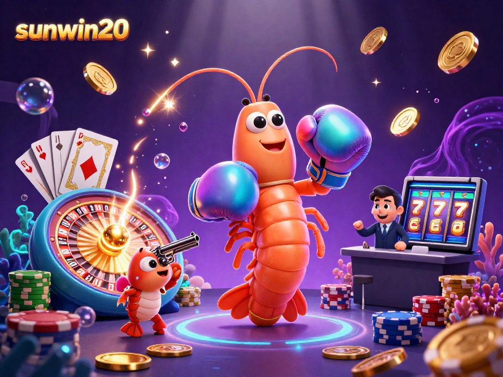 Join the fun at sunwin20 with vibrant 3D casino characters, sparkling gems, and dynamic gaming action!