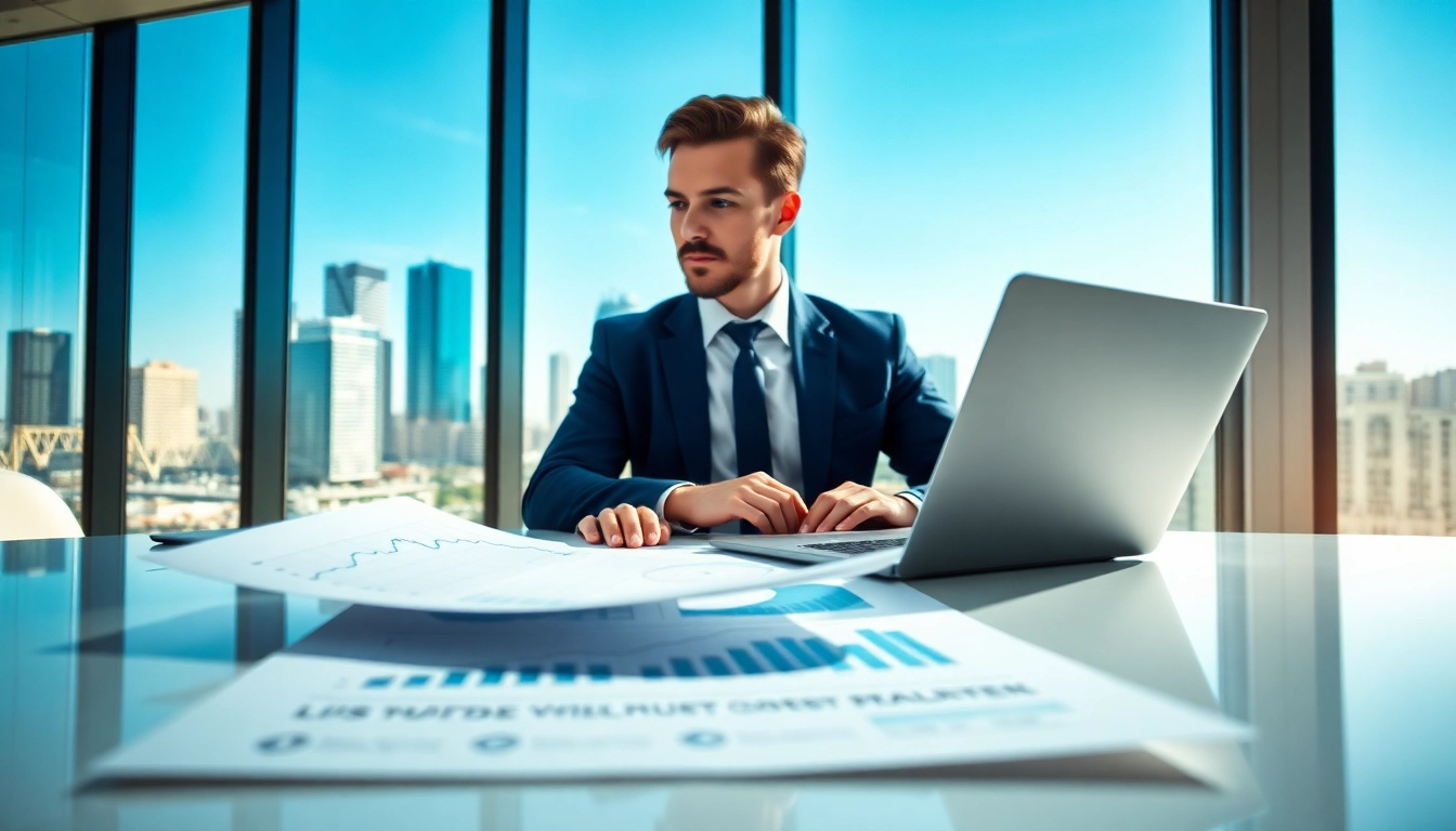 Diagramm und Finanzanalysen zu langfristig investieren durch einen Finanzberater