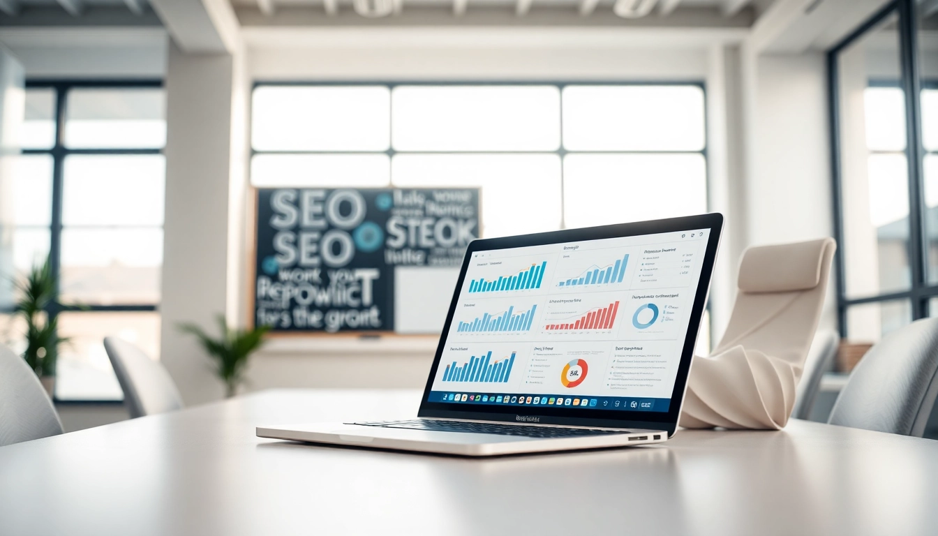 Optimale SEO Tipps durch digitale Analyse von Marketingtrends im Büro.