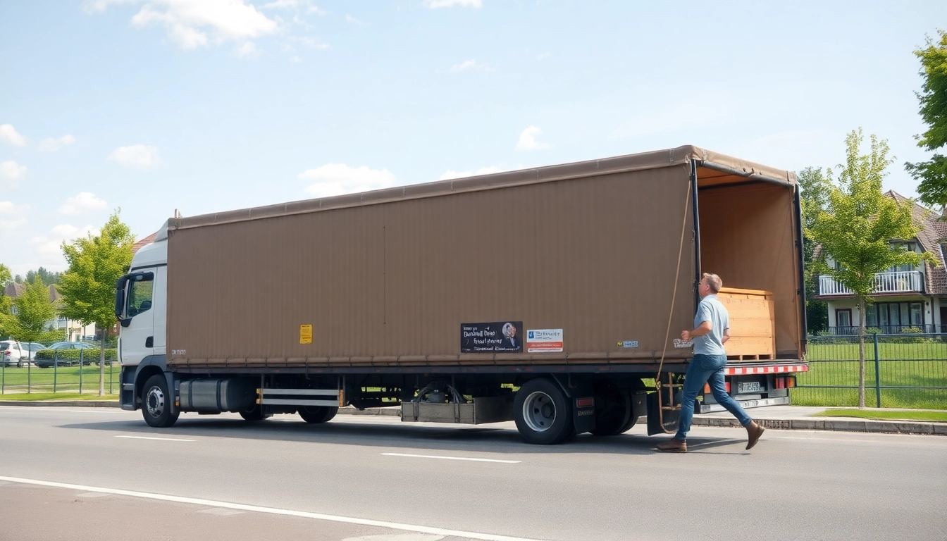 Erfahrenes umzugsunternehmen saarbrücken transportiert Möbel effizient mit einem traditionellen Lastenfahrzeug.
