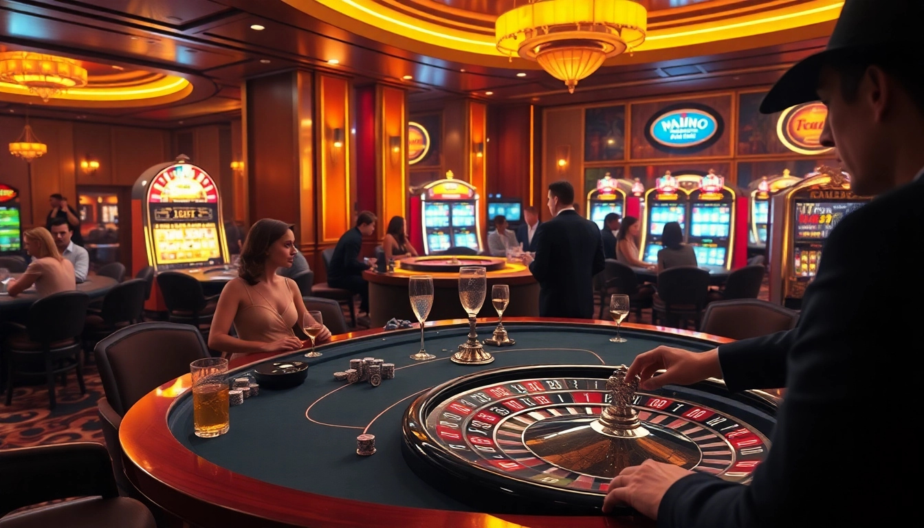 Intense gambling action at a poker table in a luxurious casino highlighting the hidden wiki concept.