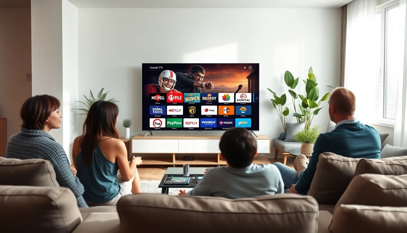 Erleben Sie iptv 12 monate in einem modernen Wohnraum mit entspannender Atmosphäre.