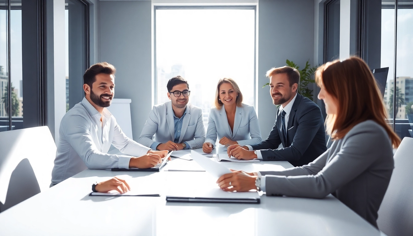 Beraterteam diskutiert Strategien zur Personalberatung im Vertrieb, um neue Talente zu gewinnen.