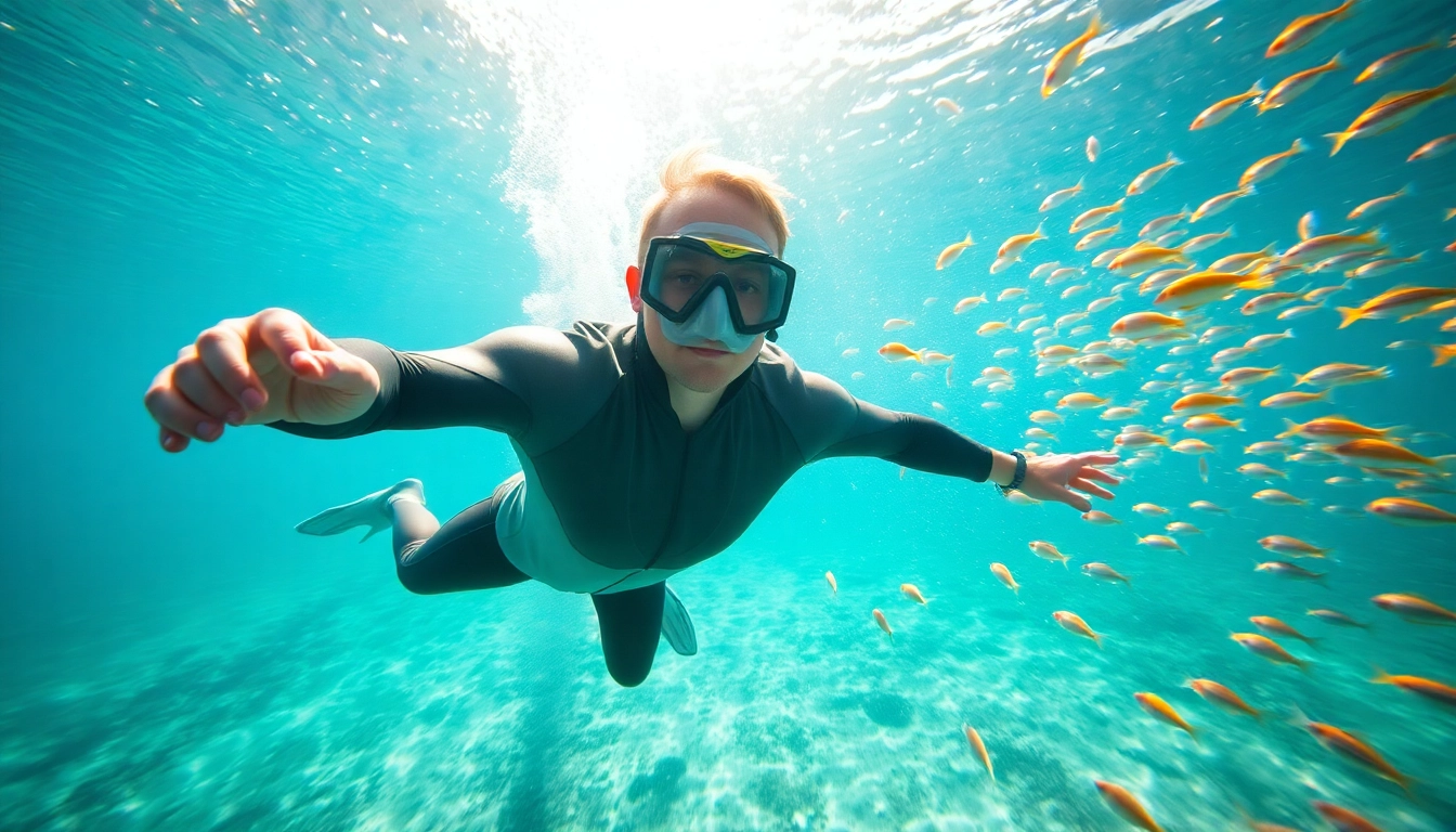 Tauchen in Mexiko: Taucher ergründet die bunte Unterwasserwelt der Karibik.